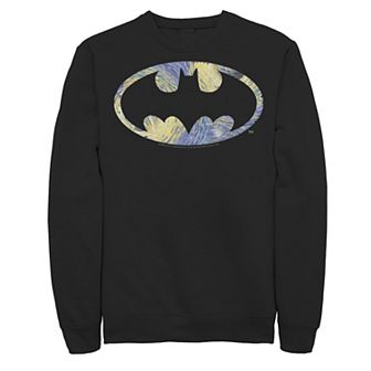 Men's DC Comics Batman Starry Night Logo Sweatshirt