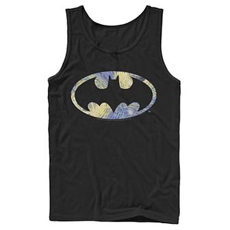 Men's DC Comics Batman Starry Night Logo Tank Top