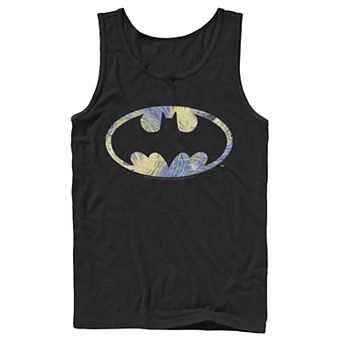 Men's DC Comics Batman Starry Night Logo Tank Top