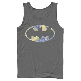 Men's DC Comics Batman Starry Night Logo Tank Top
