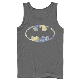 Men's DC Comics Batman Starry Night Logo Tank Top