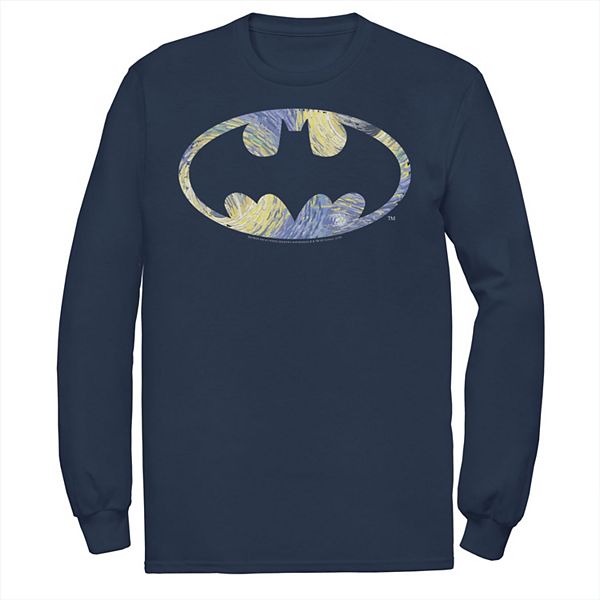 Men's DC Comics Batman Starry Night Logo Tee