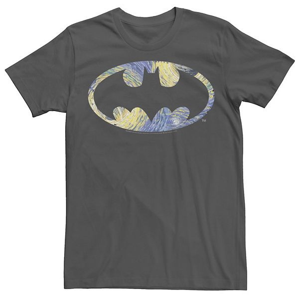 Men's DC Comics Batman Starry Night Logo Tee