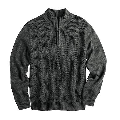 Men's Marc Anthony Regular-Fit Mockneck Quarter-Zip Pullover Sweater