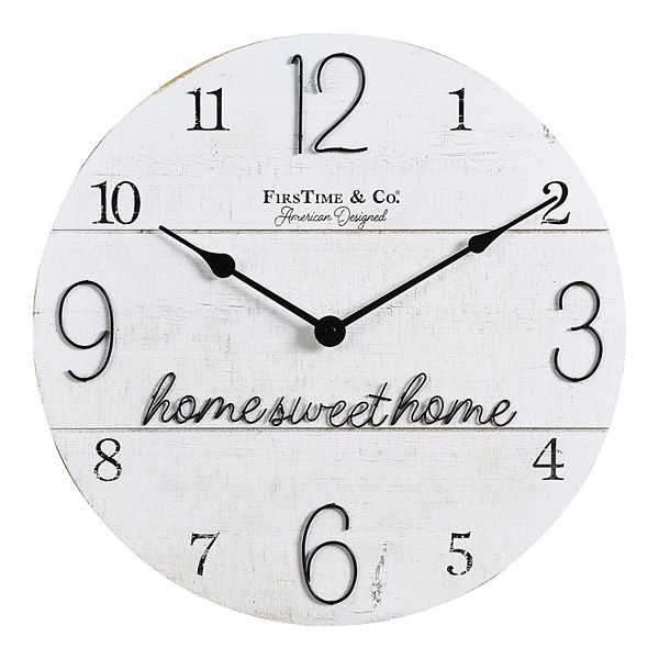 Unique Decorative 10 Wall Clock Home Sweet Home Camper CafePress