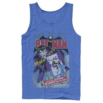 Men's DC Comics Batman And Joker Comic Cover Tank Top