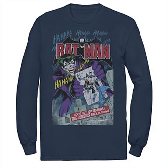 Men's DC Comics Batman And Joker Comic Cover Tee
