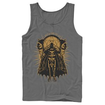 Men's DC Comics Batman Skeleton Sketch Poster Tank Top