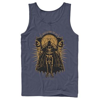 Men's DC Comics Batman Skeleton Sketch Poster Tank Top