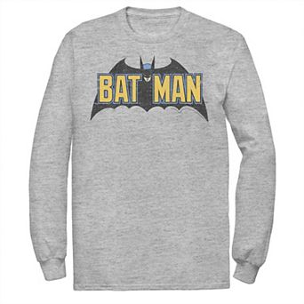 Men's DC Comics Batman Distressed Vintage Text Logo Tee