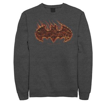 Men's DC Comics Batman Torched Logo Sweatshirt