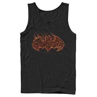 Men's DC Comics Batman Torched Logo Tank Top