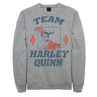 Men's Batman Team Harley Quinn Vintage Portrait Sweatshirt