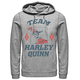Men's Batman Team Harley Quinn Vintage Portrait Hoodie