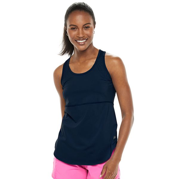 Women's FILA SPORT® Perforated Side Tulip Hem Tank