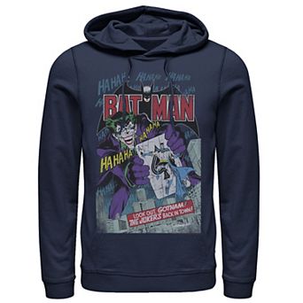 Men's DC Comics Batman And Joker Comic Cover Hoodie