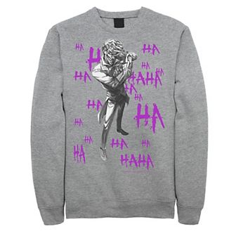 Men's DC Comics Joker HAHAHA Portrait Sweatshirt