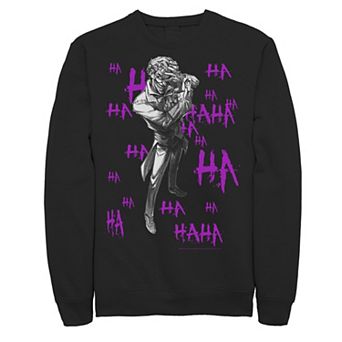 Men's DC Comics Joker HAHAHA Portrait Sweatshirt