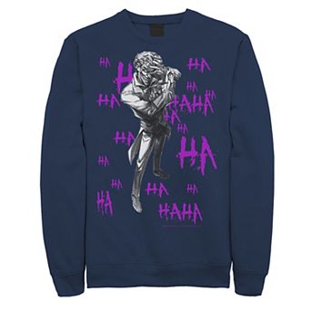 Men's DC Comics Joker HAHAHA Portrait Sweatshirt