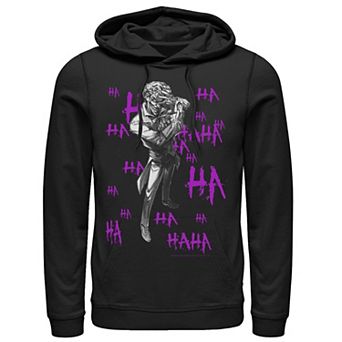 Men's DC Comics Joker HAHAHA Portrait Hoodie