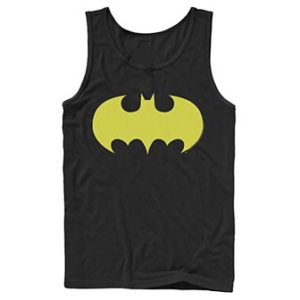 Men's DC Comics Batman Solid Chest Logo Graphic Tank Top