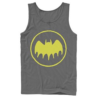 Men's DC Comics Batman Hand Drawn Logo Tank Top