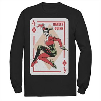 Men's DC Comics Harley Quinn Playing Card Tee