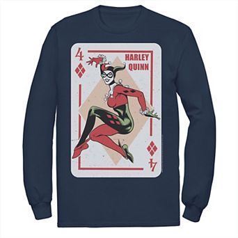 Men's DC Comics Harley Quinn Playing Card Tee