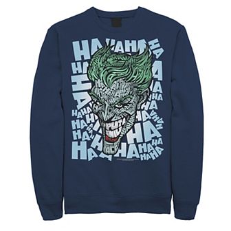 Men's DC Comics The Joker Text Fill Sweatshirt