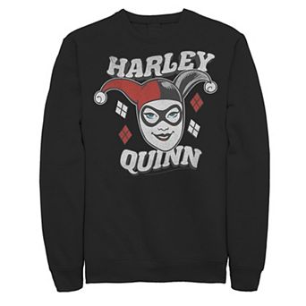 Men's DC Comics Harley Quinn Big Face Sweatshirt