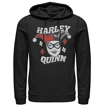 Men's DC Comics Harley Quinn Big Face Hoodie