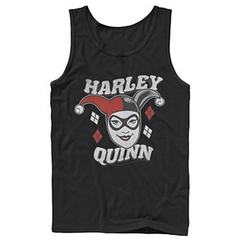 Men's DC Comics Harley Quinn Big Face Tank Top