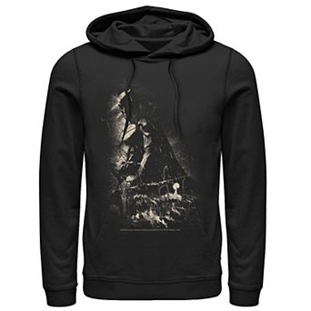 Men's DC Comics Batman Shadow Skyline Poster Hoodie