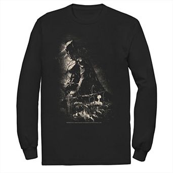 Men's DC Comics Batman Shadow Skyline Poster Tee