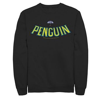 Men's DC Comics Batman Penguin Text Logo Sweatshirt
