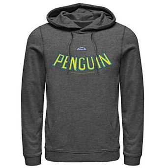 Men's DC Comics Batman Penguin Text Logo Hoodie