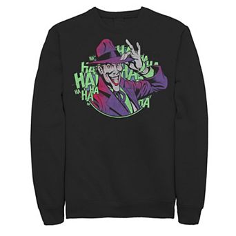 Men's DC Comics Batman The Jokers Hat Sweatshirt