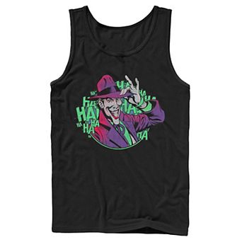 Men's DC Comics Batman The Jokers Hat Tank Top