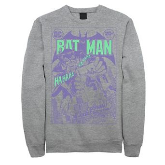Mens DC Comics Batman The Joker Look Out Gotham Cover Sweatshirt