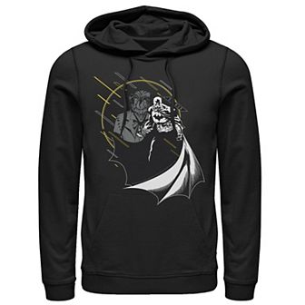 Mens DC Comics Batman And Joker Circle Portrait Hoodie