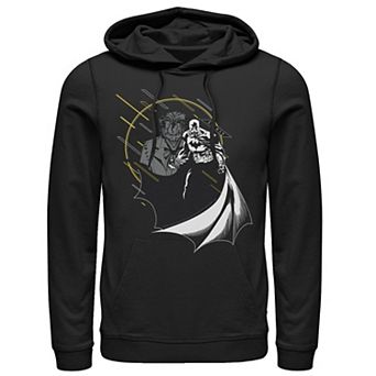 Mens DC Comics Batman And Joker Circle Portrait Hoodie
