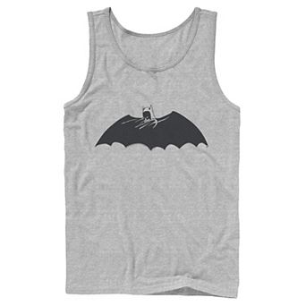 Men's DC Comics Batman Side Portrait Logo Tank Top