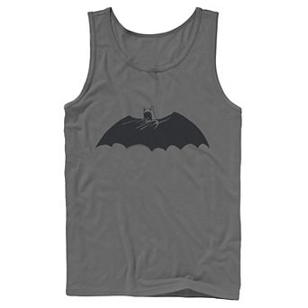Men's DC Comics Batman Side Portrait Logo Tank Top