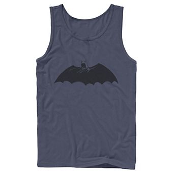 Men's DC Comics Batman Side Portrait Logo Tank Top