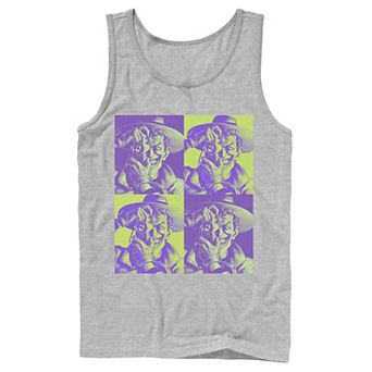 Men's DC Batman The Joker Halftone Popart Tank Top