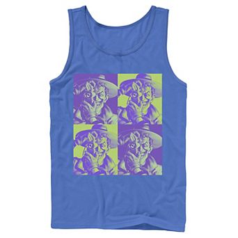 Men's DC Batman The Joker Halftone Popart Tank Top