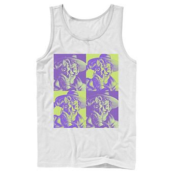 Men's DC Batman The Joker Halftone Popart Tank Top