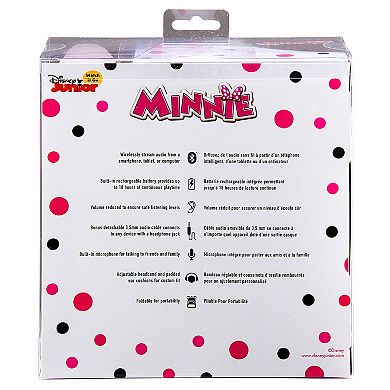 KIDdesigns Minnie Mouse Bluetooth Headphones