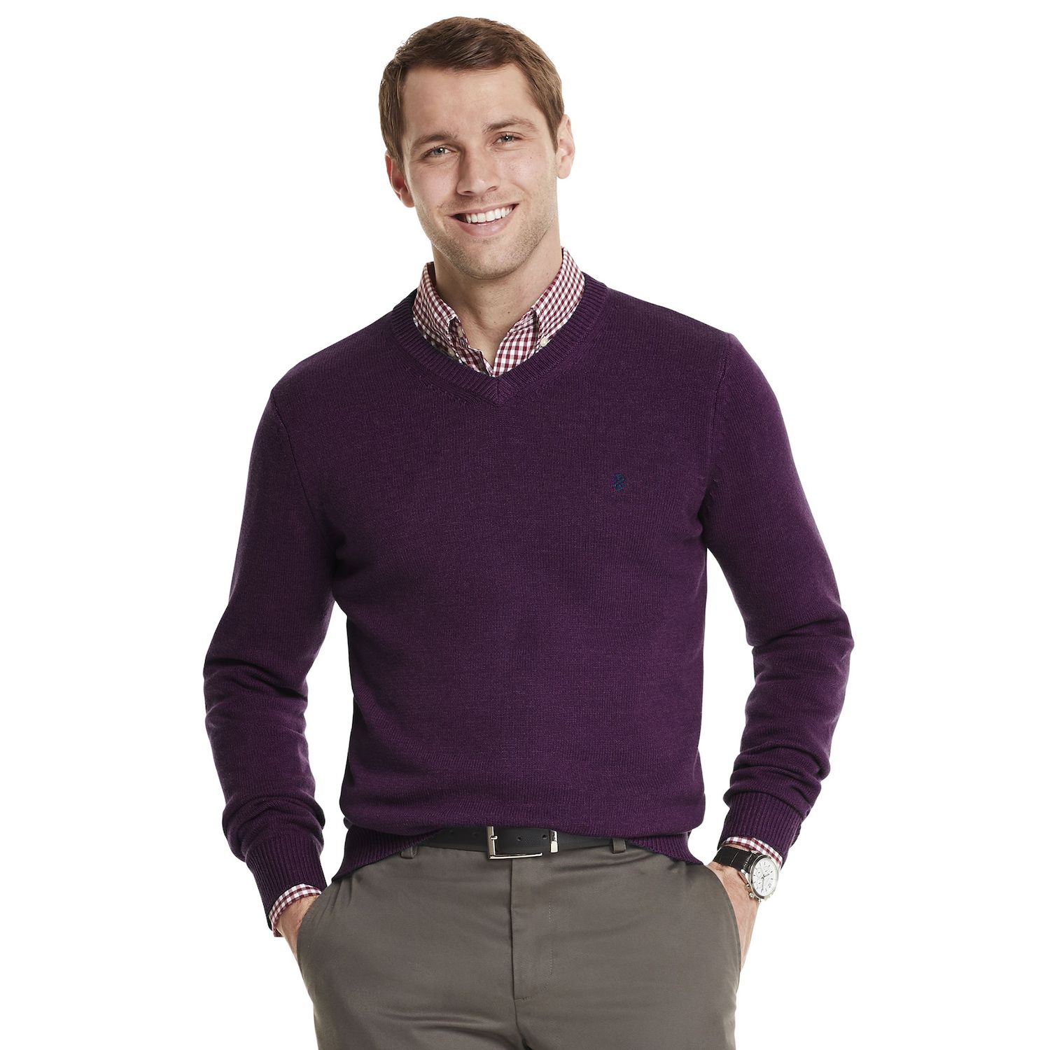 purple sweater mens