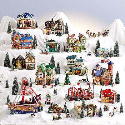 2016 St. Nicholas Square 2024 Christmas Village Illuminated Kohl's Department Store